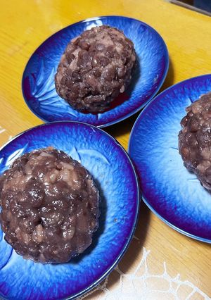 スープジャーと炊飯器で!ズボラ赤飯おはぎ-レシピのメイン写真