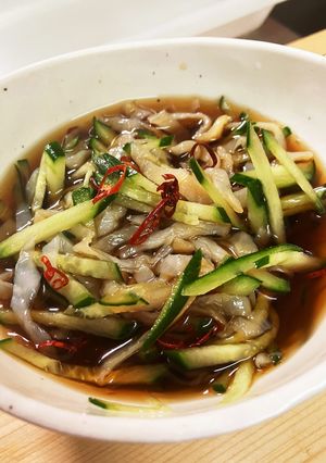 くらげとキュウリの酢の物-レシピのメイン写真