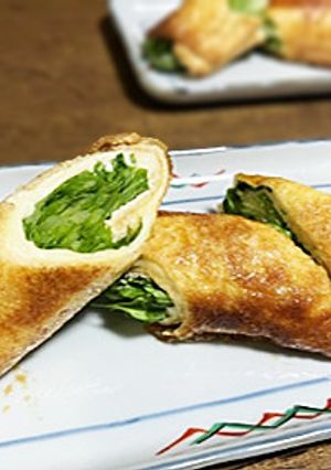 油揚げの水菜巻き-レシピのメイン写真