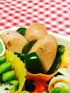 魚肉ソーセージとピーマンのマヨ炒め-レシピのメイン写真