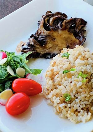 バター醤油が薫る！舞茸ステーキ♡-レシピのメイン写真