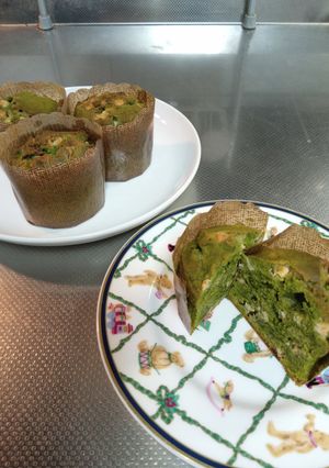 抹茶ホワイトチョコマフィン-レシピのメイン写真