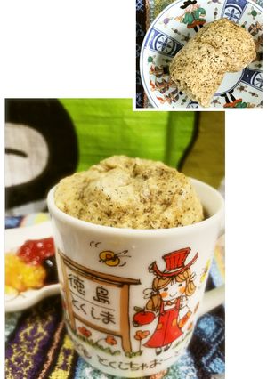 ❤マグカップ(｡ゝω・｡)紅茶蒸しパン♪-レシピのメイン写真
