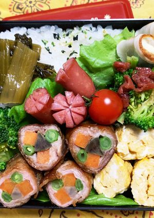 1/25よっちゃん　肉巻きお弁当-レシピのメイン写真