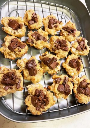 チョコバナナ米粉クッキー　　　　卵不使用-レシピのメイン写真