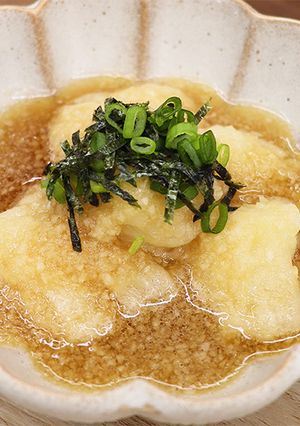 お餅の消費に！簡単揚げ出し餅-レシピのメイン写真