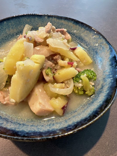 さつまいもと豚肉の塩麹バター炒め-レシピのメイン写真