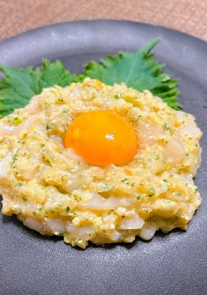 レモン風味の♪ホタテのなめろう-レシピのメイン写真
