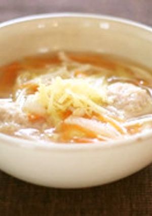 【高齢者】しょうがスープ-レシピのメイン写真