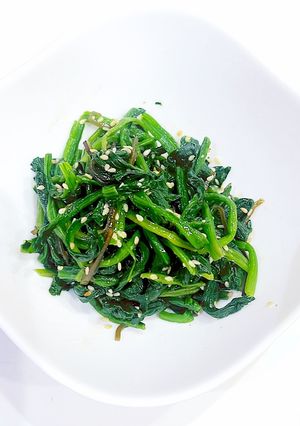 ほうれん草と塩昆布のナムル-レシピのメイン写真
