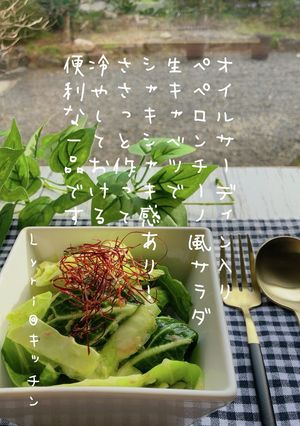 ☆キャベツのペペロンチーノ風サラダ☆-レシピのメイン写真