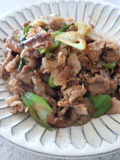 白ネギと牛肉のニンニク醤油炒め-レシピのメイン写真