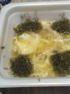 レンチンでお手軽うどん17めかぶ刻みあげ-レシピのメイン写真