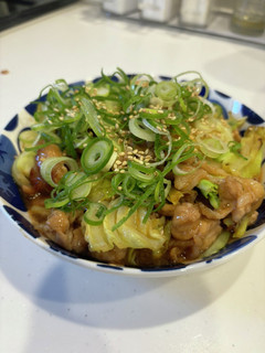 豚こまとキャベツ炒め物(記録用)-レシピのメイン写真