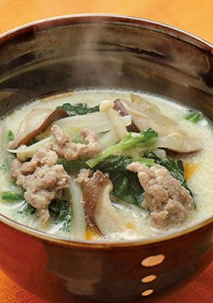 きのこと野菜の豆乳坦々スープ-レシピのメイン写真