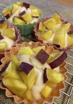 簡単☆ほぼお芋な米粉蒸しパン-レシピのメイン写真