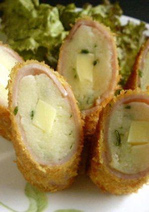 チーズ巻きハムフライ-レシピのメイン写真