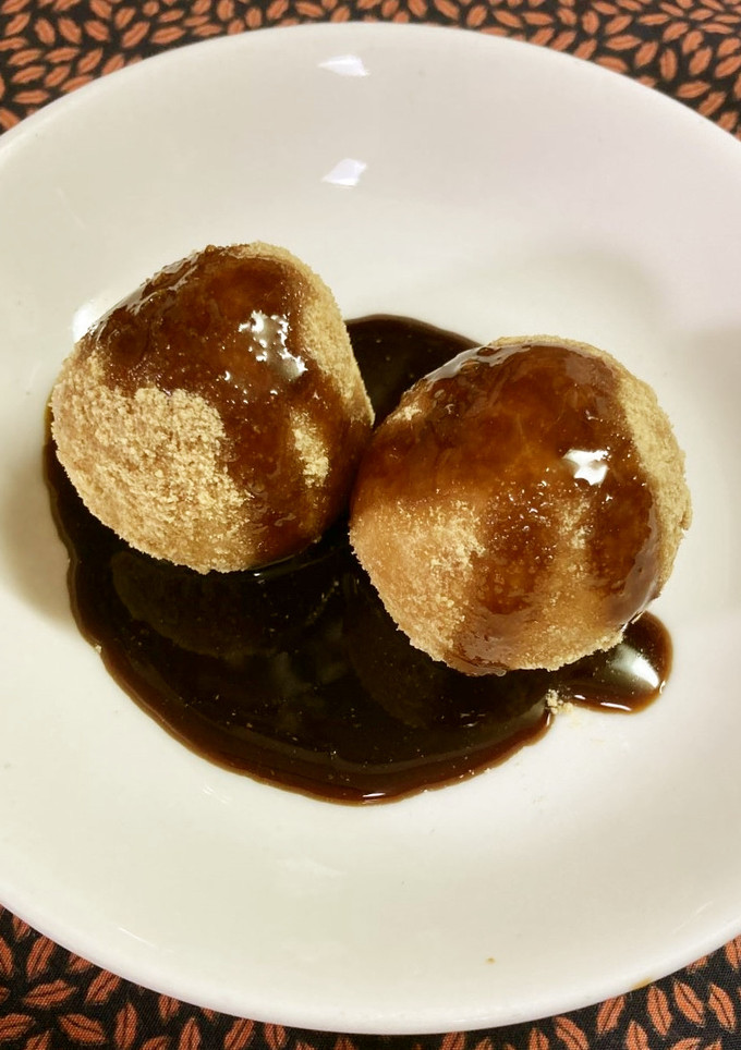 【学校給食】お団子の黒みつがけ-レシピのメイン写真