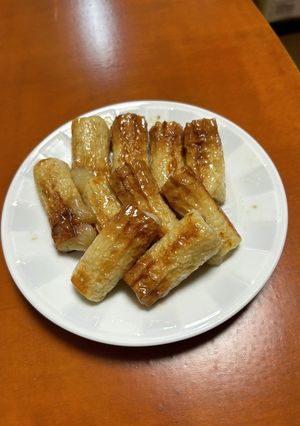 姉の家メシ・餅ちくわ(余ったお餅)-レシピのメイン写真