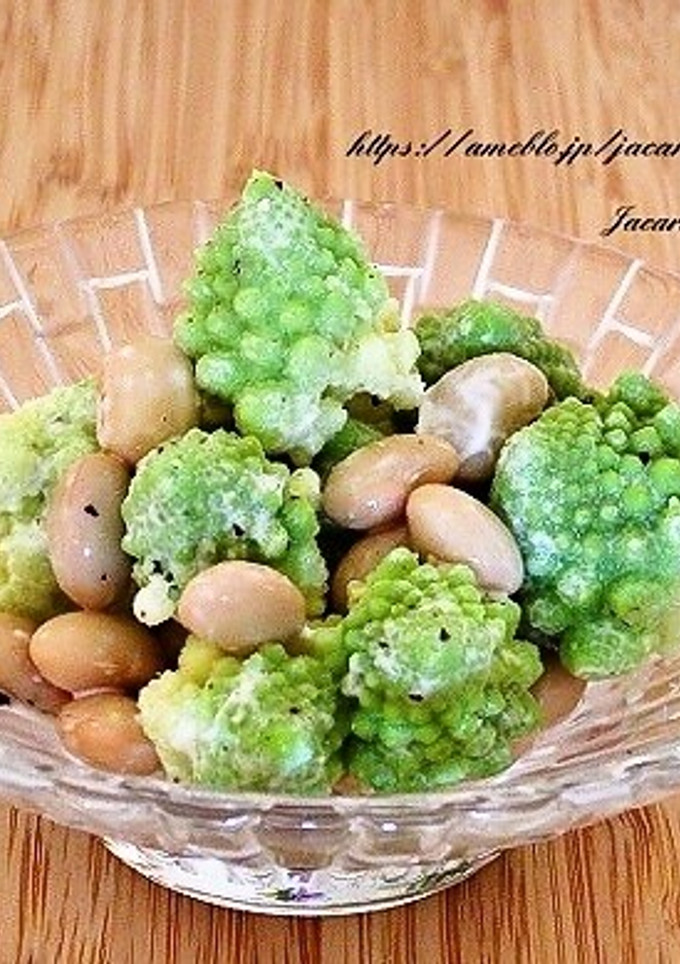 ロマネスコと大豆のマヨ和え-レシピのメイン写真
