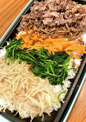 ホットプレートで！激ウマ石焼風ビビンバ-レシピのメイン写真