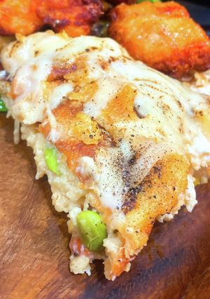 フライパンでできる食パン野菜キッシュ風-レシピのメイン写真