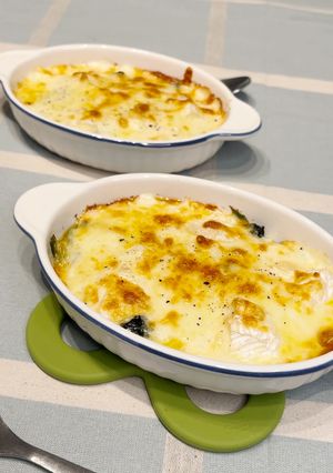 ほうれん草のチーズグラタン-レシピのメイン写真