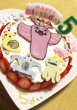 ガーデンオブバンバン キャラケーキ-レシピのメイン写真