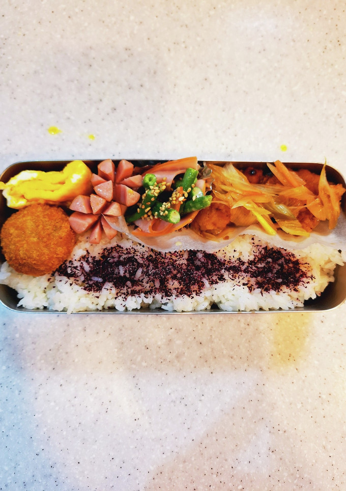高校生弁当覚え書き265鶏唐揚げネギあえ-レシピのメイン写真