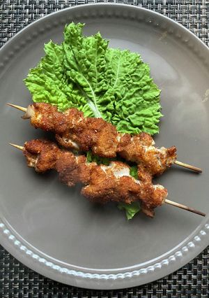 火烤鶏　スパイシー中華風焼き鳥-レシピのメイン写真