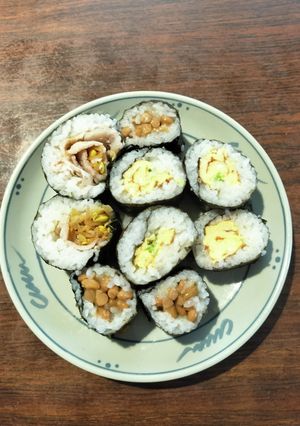 海苔巻3種盛り合わせ-レシピのメイン写真