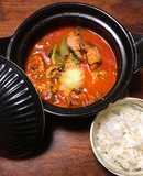 鯖缶とたっぷり野菜のトマト鍋