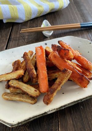 調味料１つ！フライド野菜-レシピのメイン写真
