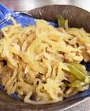 おでん出汁で切り干し大根の炒め煮