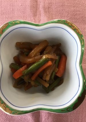【食改】ヤーコン入りそぼろ五目金平風煮-レシピのメイン写真