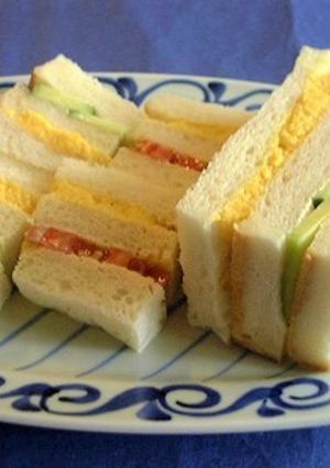 チーズ入りスクランブルエッグのサンド-レシピのメイン写真