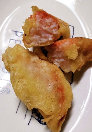 お弁当に♪カニカマの天婦羅♪彩りも♡-レシピのメイン写真