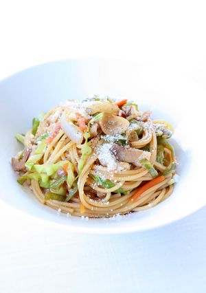 ナポリタンみたいに【ソースパスタ】-レシピのメイン写真