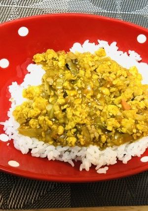 お豆腐ドライカレー-レシピのメイン写真