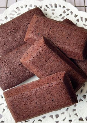 濃厚しっとり♡チョコフィナンシェ-レシピのメイン写真