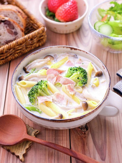 ペンネ入りチーズミルクスープ-レシピのメイン写真
