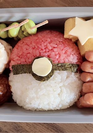 モンスターボール キャラ弁-レシピのメイン写真