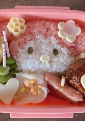 マイメロ キャラ弁-レシピのメイン写真