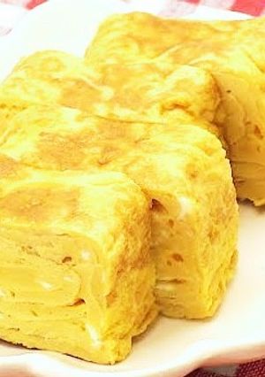 【甘くて美味しい】超簡単ふっくら卵焼き-レシピのメイン写真