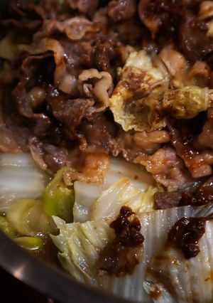 牛肉豆腐白菜重ね煮-レシピのメイン写真