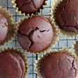 バナナ入りガトーショコラ風カップケーキ