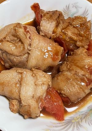 トマトの肉巻き-レシピのメイン写真