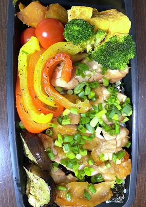 頑張るパパへ66とりの照り焼き弁当-レシピのメイン写真