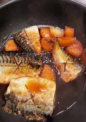鯖の煮付け(醤油味)-レシピのメイン写真
