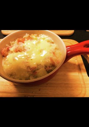 100円でできる濃厚チーズリゾット-レシピのメイン写真